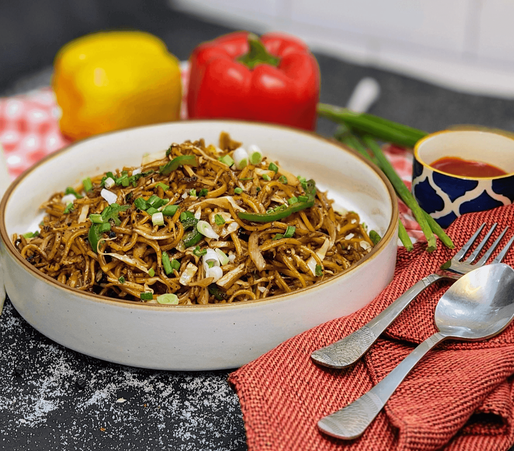 Veg Hakka Noodles